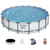 Каркасный бассейн Bestway Steel Pro Max 56462, 549х122 см (комплект) серый